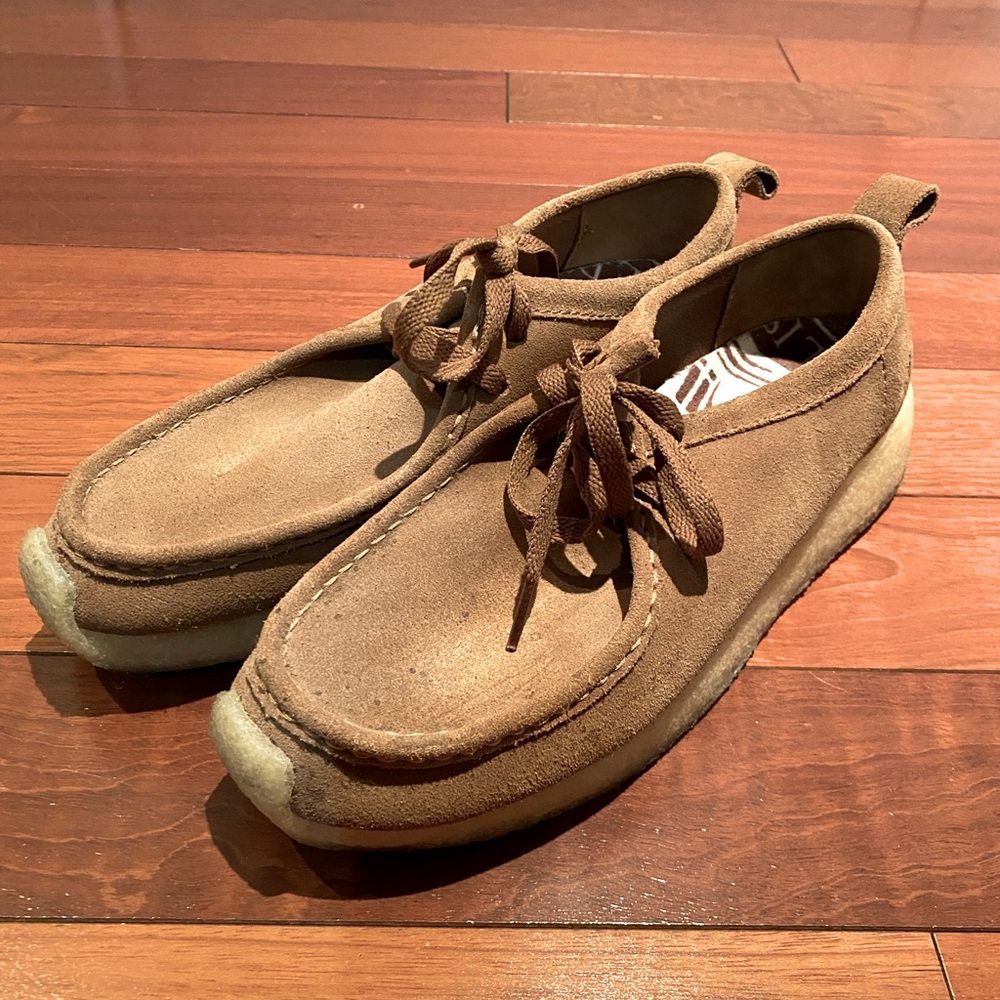 Clarks Rossendale Brown Suede shoes